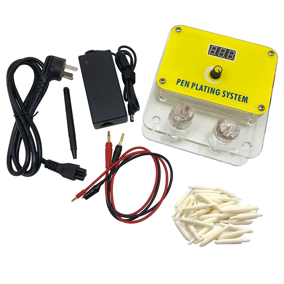 Kit di Placcatura in Oro Strumento di Placcatura in Oro Argento Penna Galvanica Accessorio per la Creazione di Gioielli