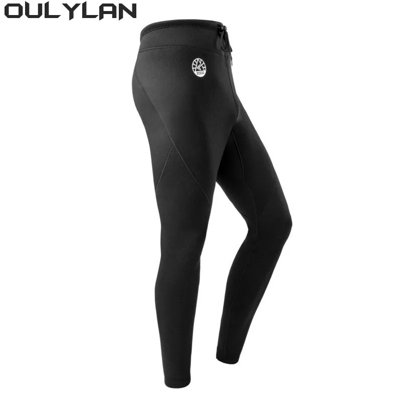 Oulylan 남녀공용 네오프렌 다이빙 바지, 따뜻하고 차가운 수영 스노클링, 서핑 바지, 항해 다이빙 바지, 1.5mm