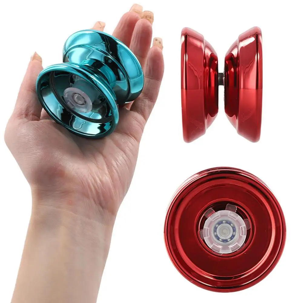 Children Beginners Professional Aluminum Metal Yoyo Ball Competitive Yoyoball Adult Kids Yoyoyoball with Accessories yoyo ball