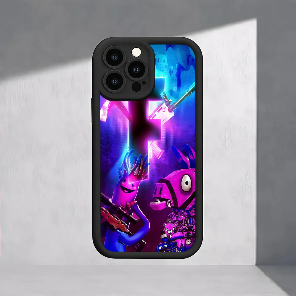 F-Fortnite Game Handyhülle für Samsung Galaxy S25 S24 S23 S22 A54 A35 A15 Ultra Plus Fe Hautfreundliche Silikonhülle – Detail 9