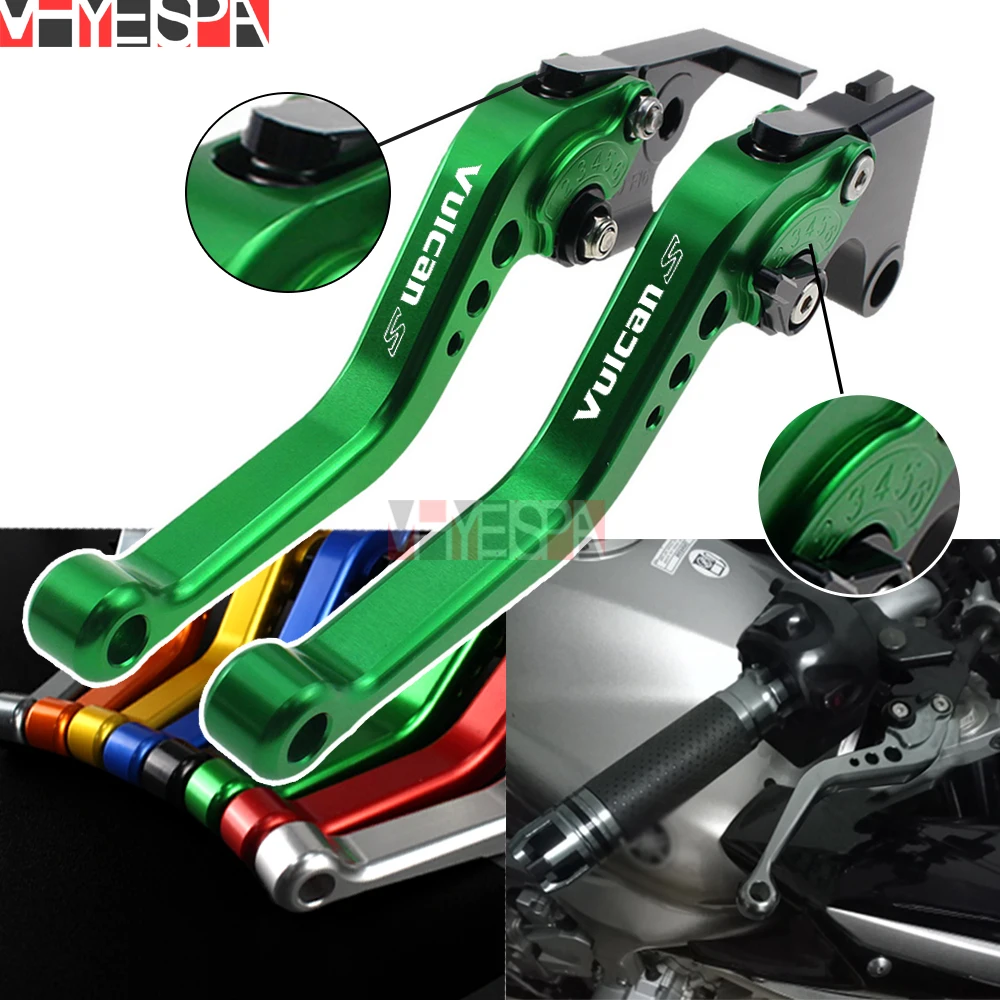 

Motorcycle Adjustable Handles Lever Short Brake Clutch Levers For KAWASAKI KLE 650 Versys 2006 2007 2008