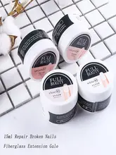  15ml Extended Gel Quick Unloading Nail Building Extension Gel for Nailshell Stretch Mold Pink White Clear UV Builder G 