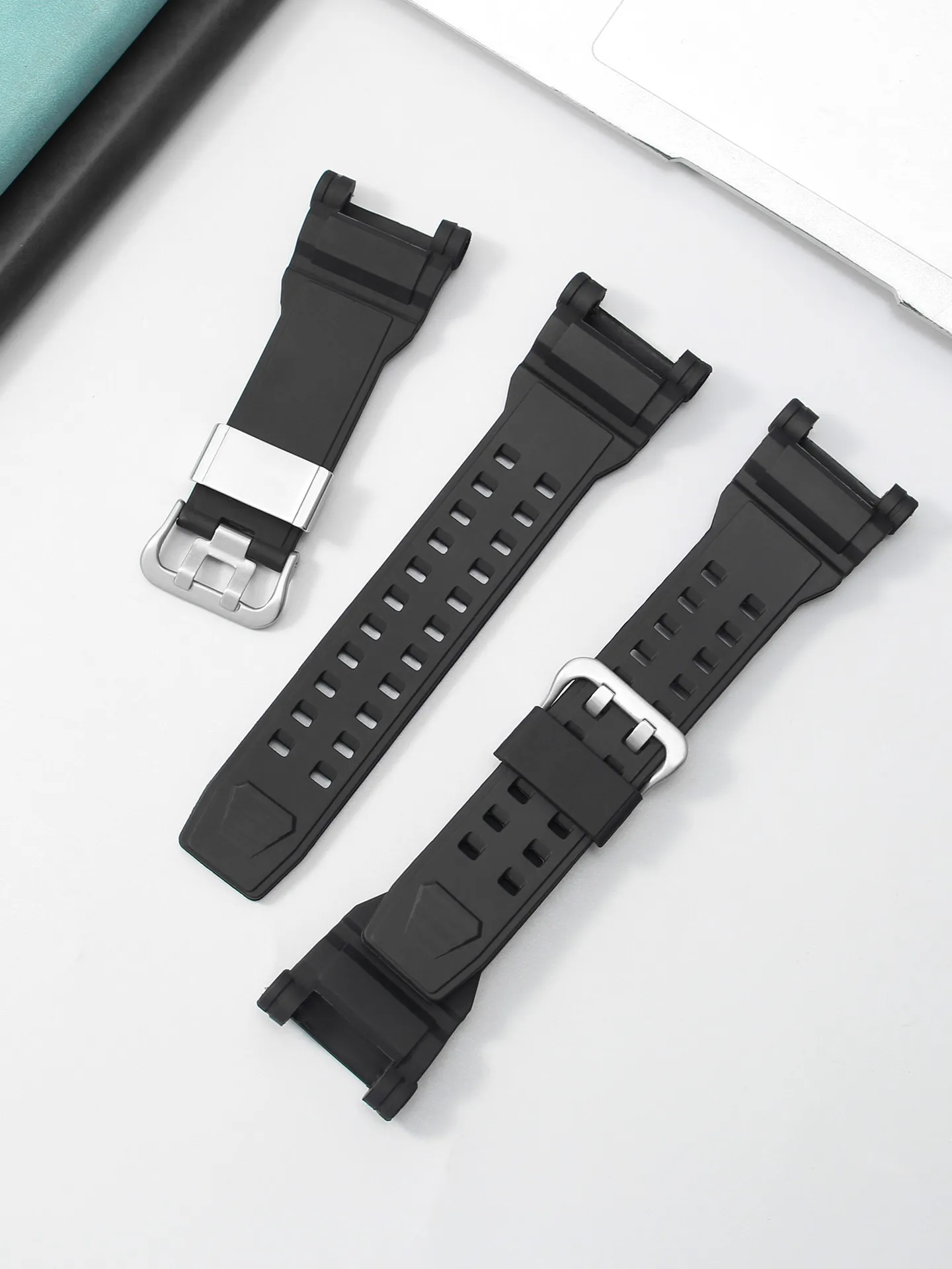 Silicone Sports Waterproof Watch Strap with Notch Design