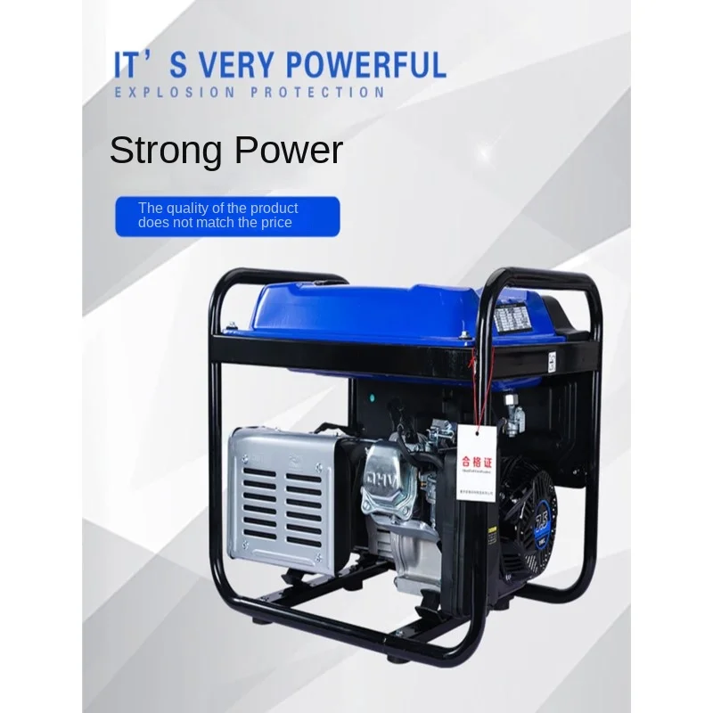 3KW Hand-operated Start Small Gasoline Generator Household Single-phase 220V