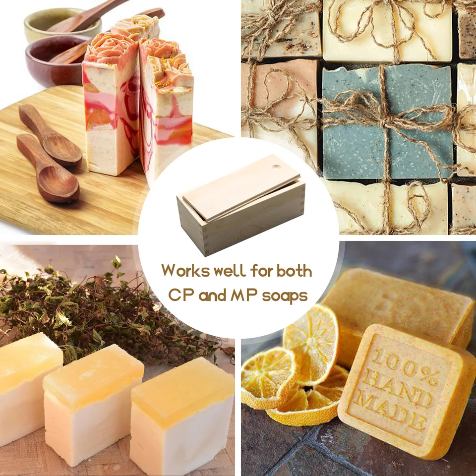 Stampo Quadrato In Silicone Per Sapone Fatto In Casa - Nicole - 14 X 12,7 X 7,1 Cm - BOOWAN
