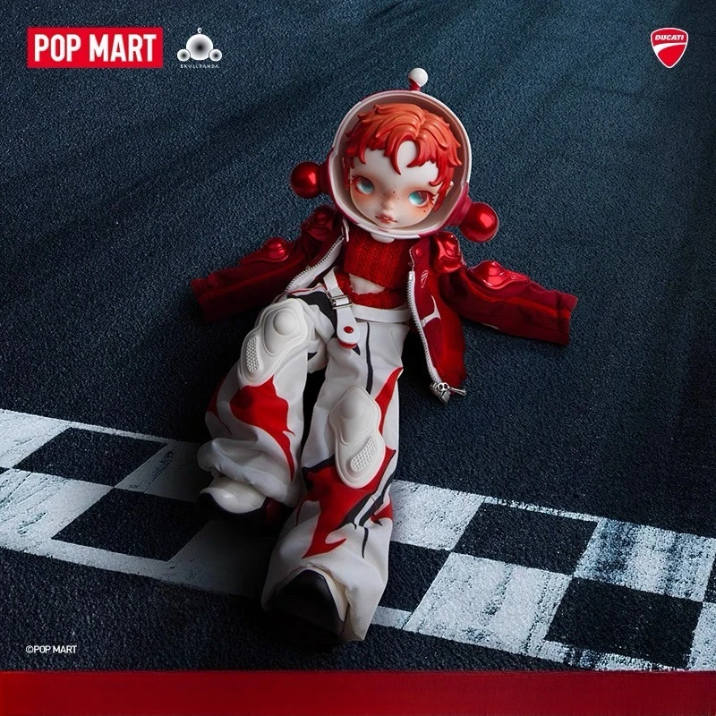 POP MART SKULLPANDA DUCATI 1/6 BJD Anime Action Figure Ornament