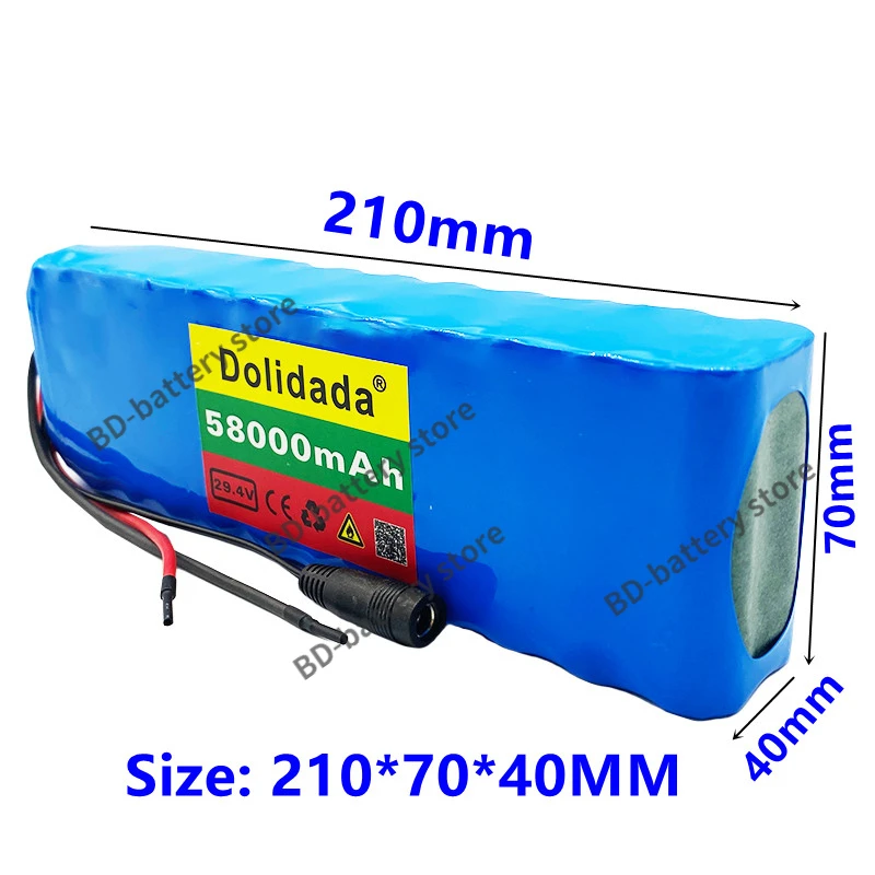 24v 50ah 7 s3p 50000 Batterie Lithium batterie 24v mah Elektro fahrrad  Moped elektrischer Lithium-Ionen-Akku 2a Ladegerät - AliExpress