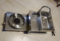 Cuisinière à gaz et évier en acier inoxydable RV Yacht cuisine 2