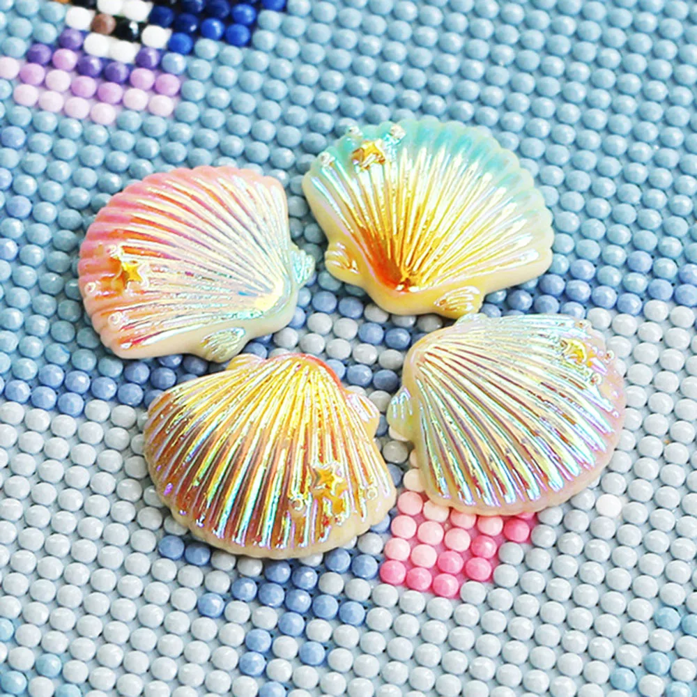 

1PC Shell Shaped Multifunction Diamond Painting Magnet Cover Holder Minders Diamond Painting Cross Stitch Tools Accessories