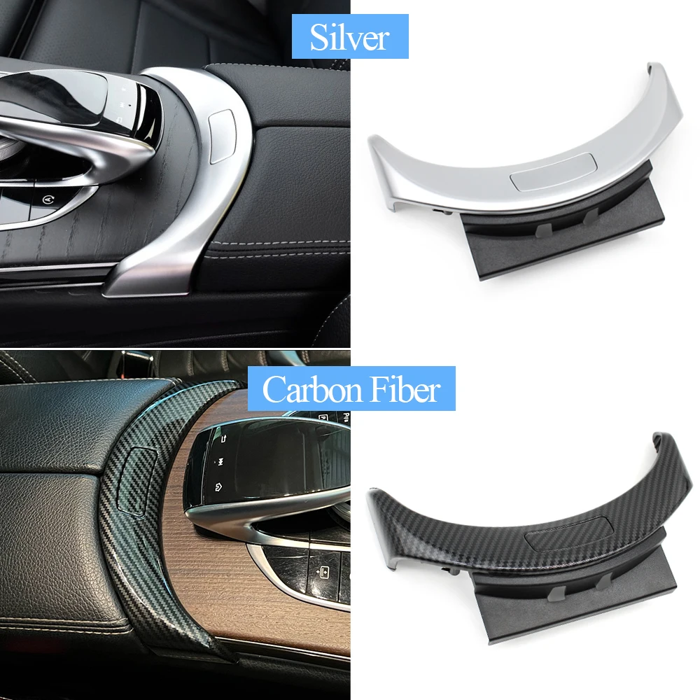 Car Center Console Armrest Cover Button Central Storage Box Switch car center console cover car console storage box car arm rest handle For Mercedes BENZ C Class W205 C300 C400 GLC W253 2056803407