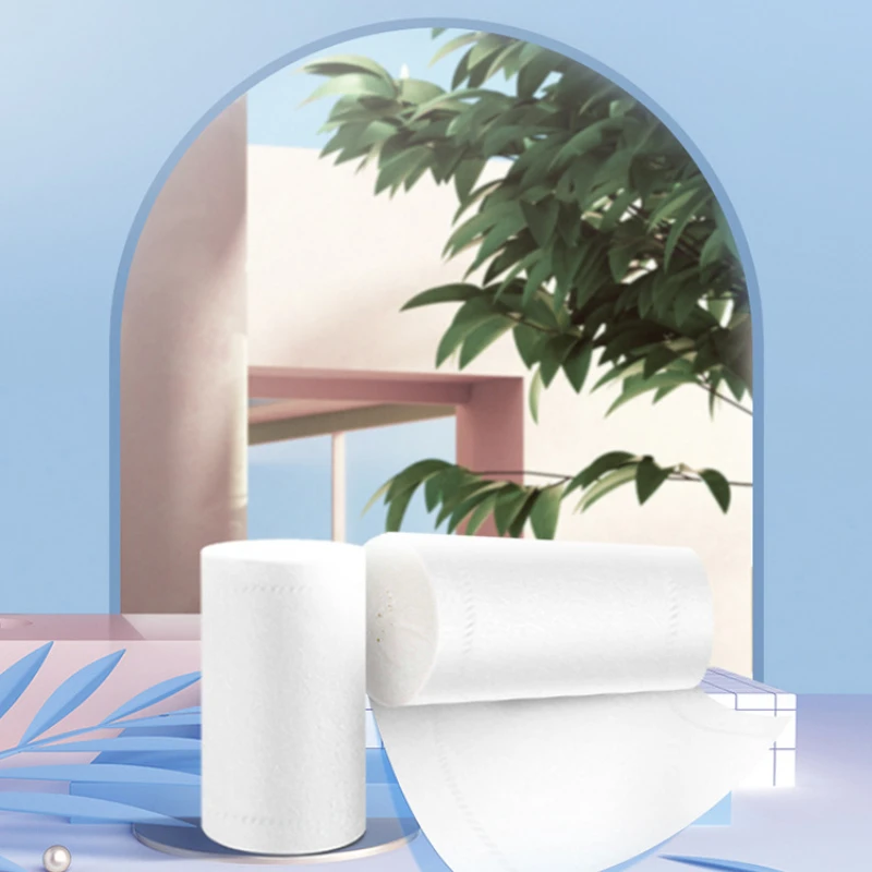 10 Rolls Of Vinda Ultra Tough Coreless Roll Paper, 4-layer Thick Roll Paper, Toilet Household Tissue Paper