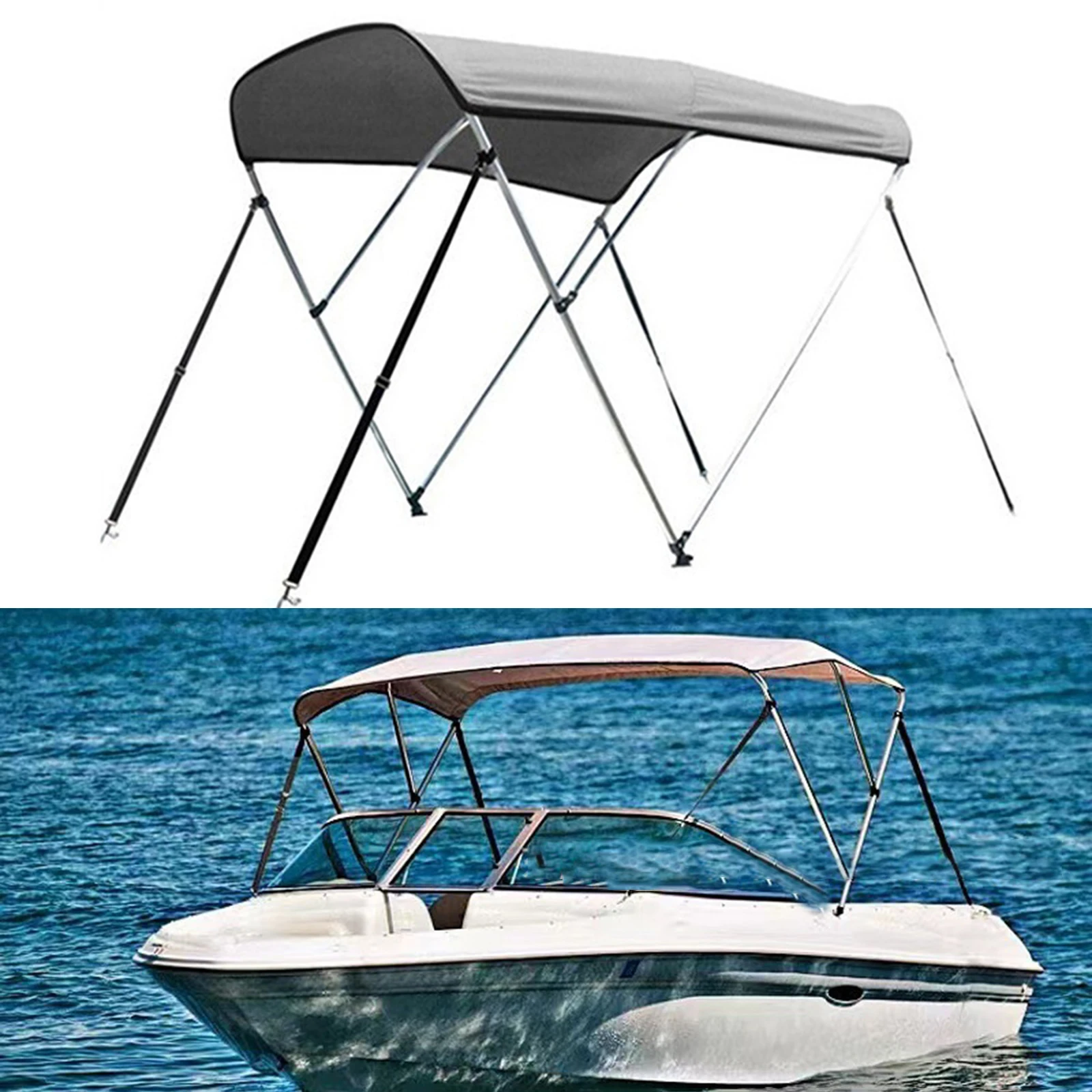 InflatableBoatCanopySunShadeMountingHardwareCanoeSailboat