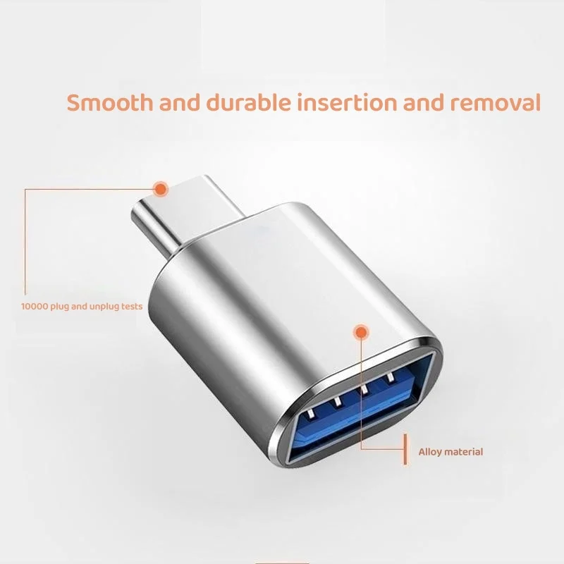 USB A 3.0 To Type C Adapter Universal OTG To USB-A For Mobile Phone OTG Adapter Type C USB A 3.0 Cell Phone Accessories otg adapter usb to type c adapter