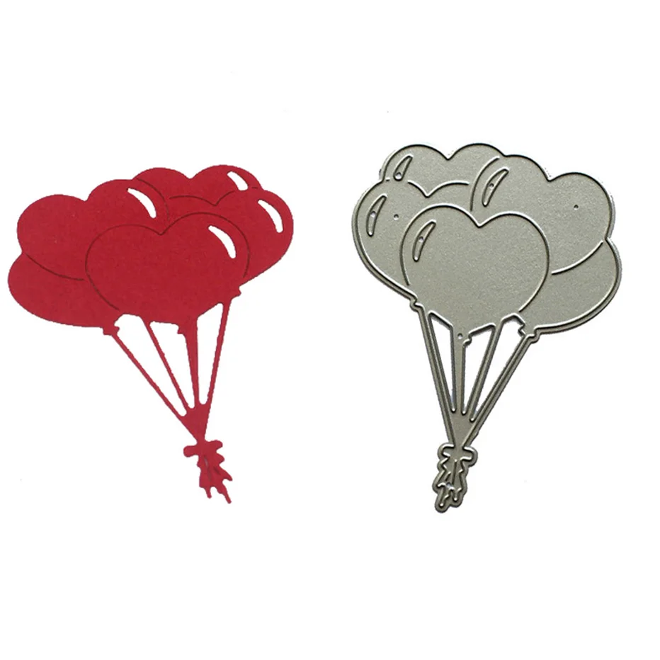 

Love Balloons Scrapbooking Cutting Dies Yiwu stock clearance DIY Paper gift Card Making metal craft Album