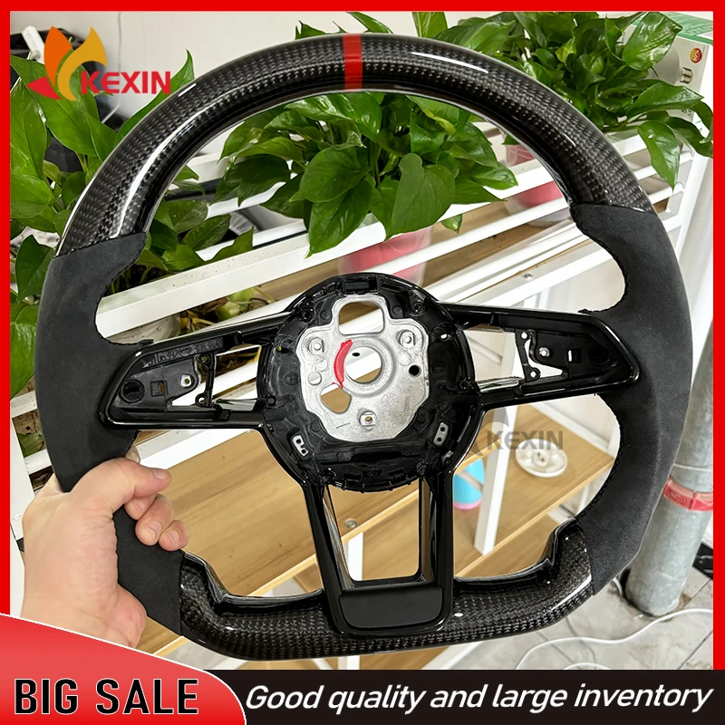 

Carbon Fiber Steering Wheel for Audi RS A3 A4L A5 A6L A7 Q2 Q3 S4 S5 S7 8V B8 C7 Upgrade Fit R8 custom Steering Wheel Carbon Fib