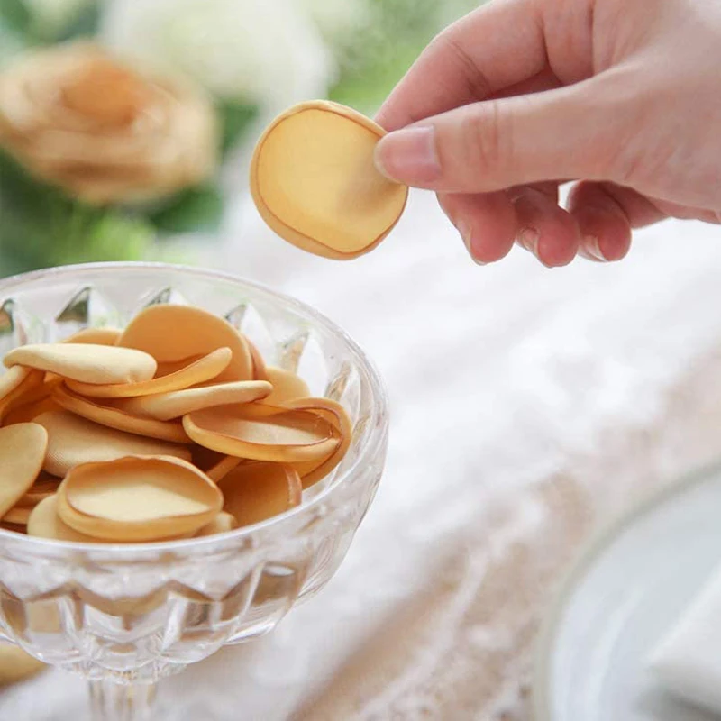 100pcs Silk Rose Petals Gold Marriage Decoration Girl Basket Valentine Day Home Wedding Accessories