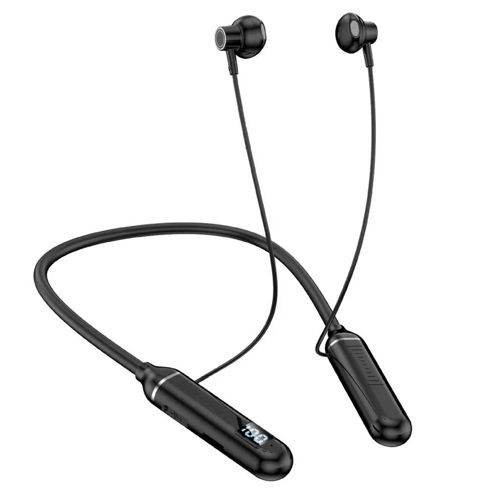 Tooth Headset Neckband Headphones Blue Tooth Blue Tooth Earphone Headphones Screen Earphones Headphones Aliexpress