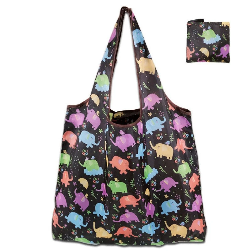 Eco-Friendly Foldable Tote Bag - Large Reusable Shopping and Storage Solution