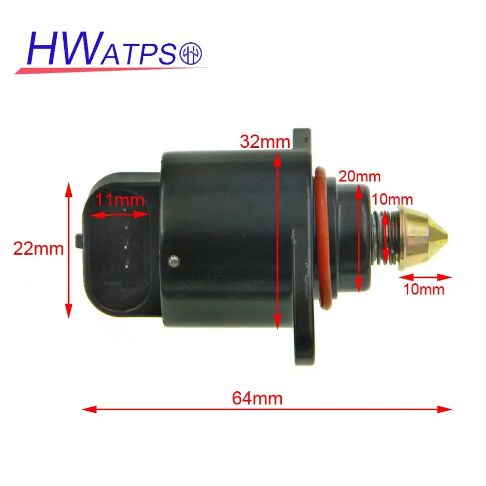 Fuel Injection Idle Air Control Valve 17111826 Fits Chevrolet Aveo Optra Chevy S10 Beretta Astro GMC Safari Sonoma Isuzu Stylus