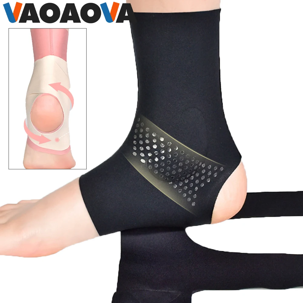 

1Pair Adjustable Ankle Brace Support Sleeves To Relieve Pain for Injury Recovery, Joint Pain, Achilles Tendon, Plantar Fasciitis