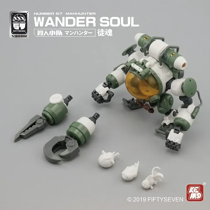 Fiftyseven Numero 57 No.57 Wander Soul Manhunter 1/24 Modello Di Assemblaggio Action Figure Toy