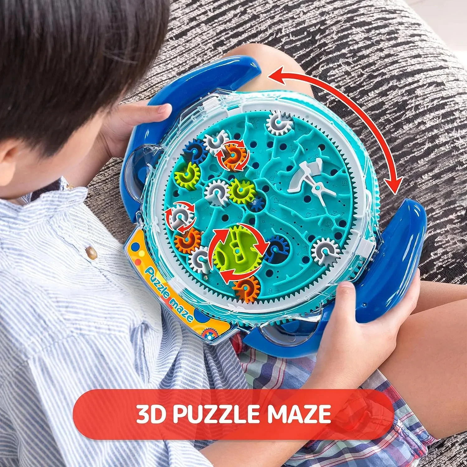 Jouet de jeu de puzzle pour enfants -Boule de labyrinthe 3D, Boule