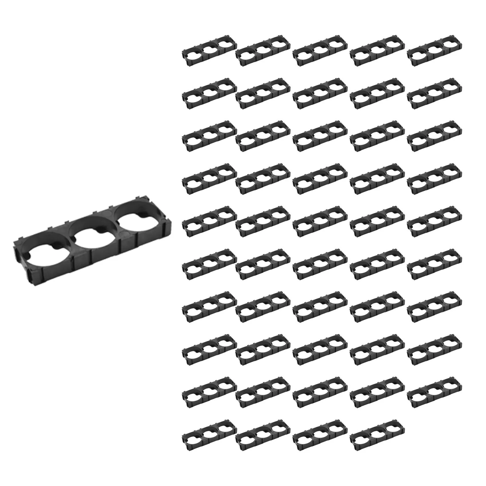 50Pcs 21700 Distanziatore Per Celle Al Litio Triplo Supporto Per Batteria Fissa Fai Da Te