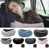Travel Neck Pillow Memory Foam U-shaped Pillow Flight Soft Pillow Support Neck Pillow Adjustable Soft Noon Break Sleep Pillows 2