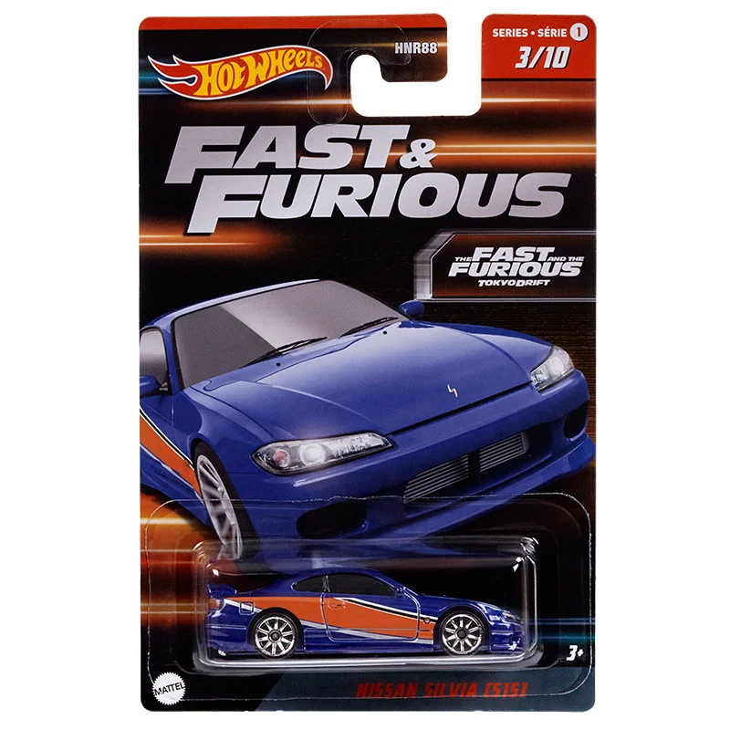 Original Hot Wheels Car Fast and Furious Series Diecast 1:64 Vehicle Set of  10 Mitsubishi Nissan Dodge Toyota Supra Toy for Boys