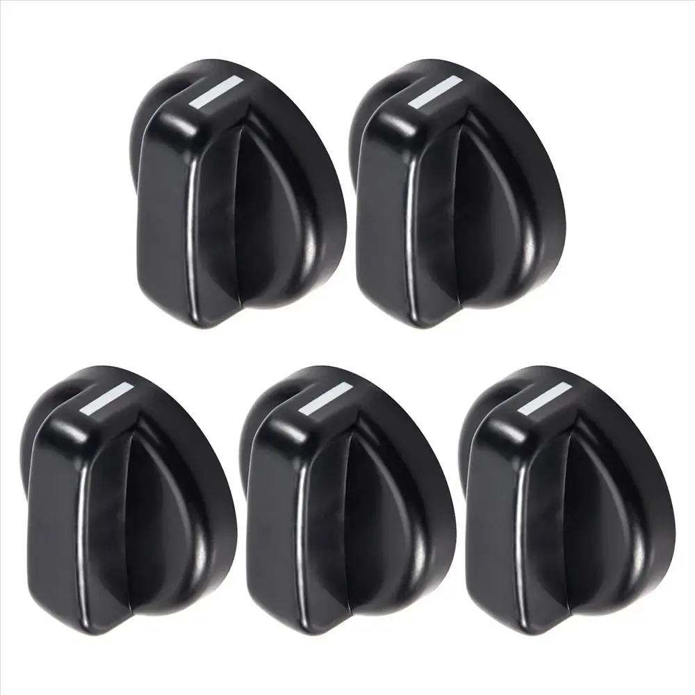 Plastic Black Gas Stove Control Knobs for Cooker Oven Hob
