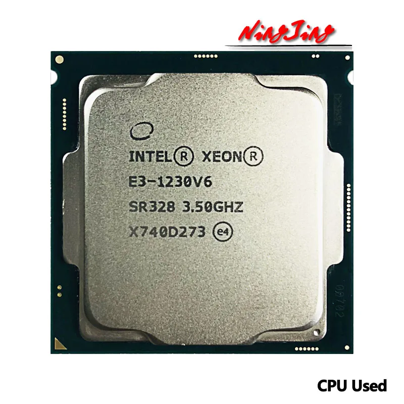 インテル使用 Xeon E3-1230 v6 E3 1230v6 E3 1230 v6 3.5 GHz