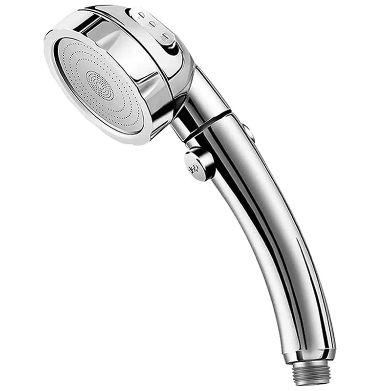 High Pressure Shower Head,Handheld Showerhead With ON/Off Full Shutoff Push Button Angle-Adjustable Water Saving Sprays