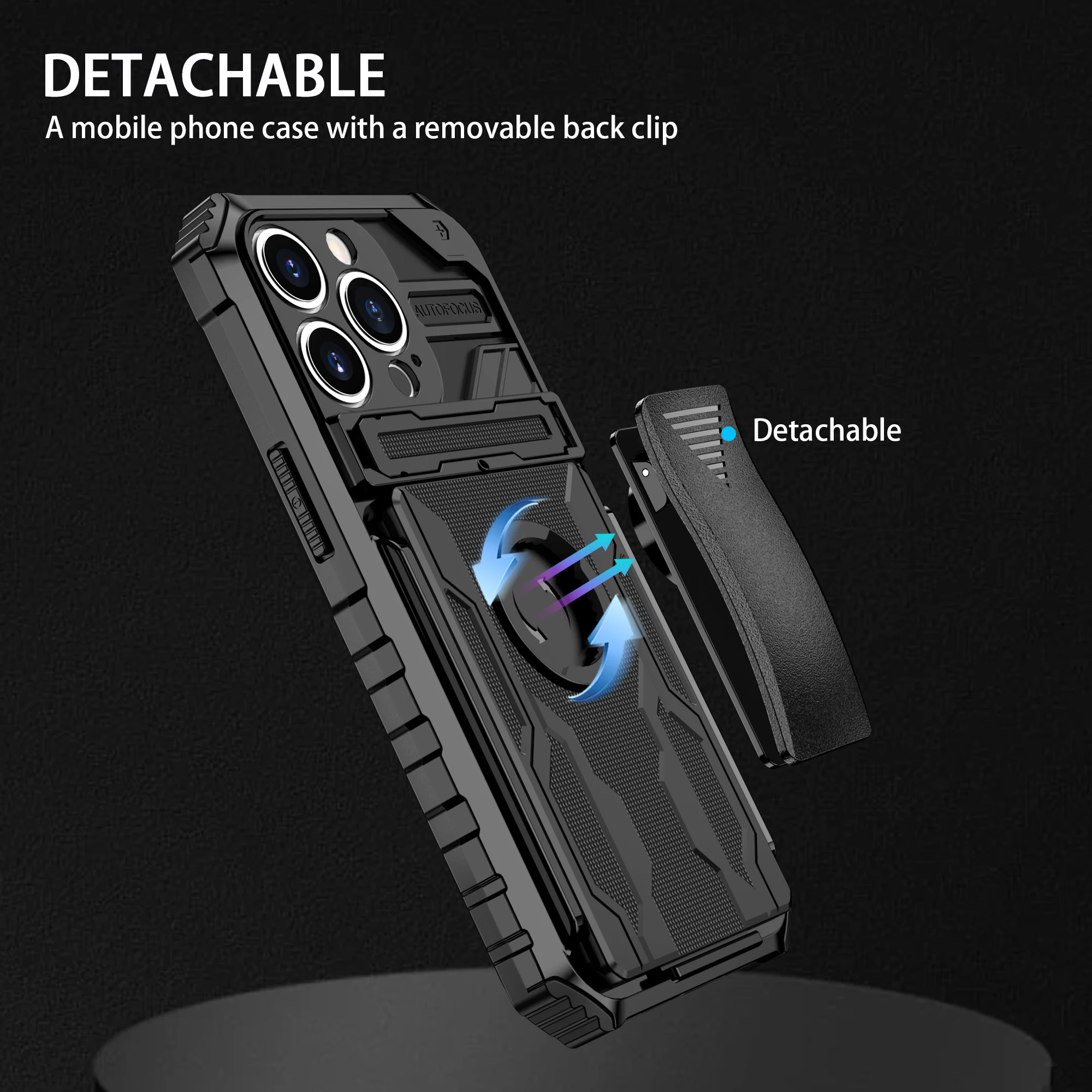 Heavy Duty Armor Case For iPhone 16 15 Pro Max 14 Plus 13 12 11 X XS Max XR Cover Belt Clip Holster Kickstand Coque Funda