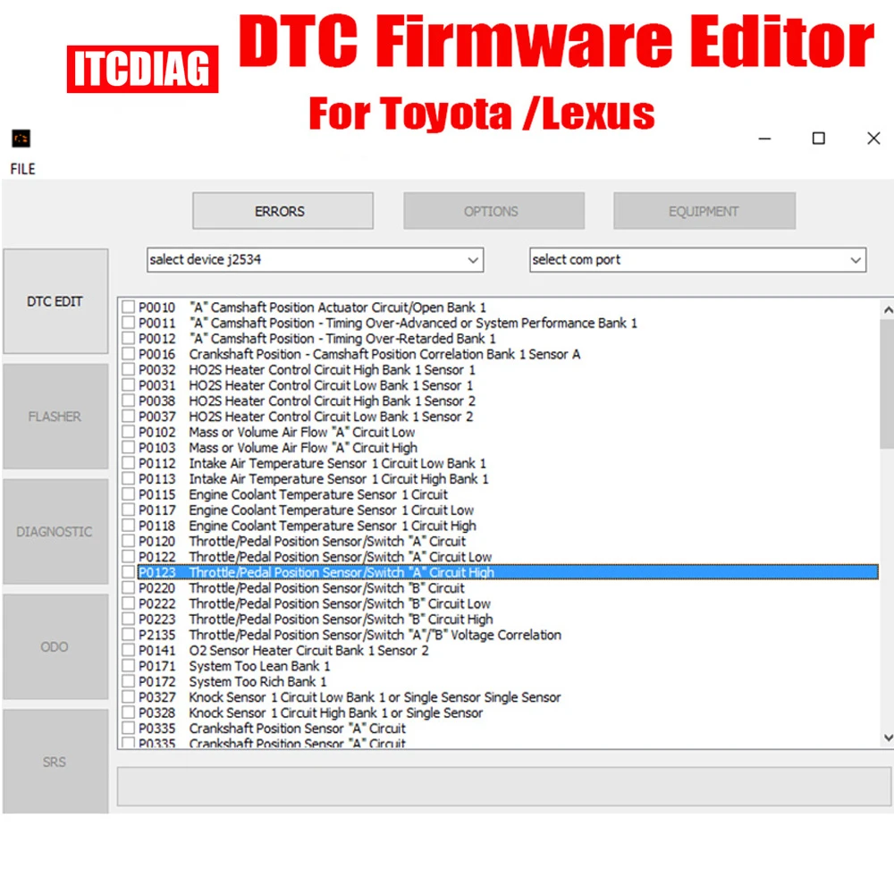 Toyota dtc editor