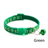 1/2/3pcs Mixed Pet Collar Cartoon Footprints Colored Dog And Cat Collar Adjustable Safety Bell Ring Necklace Pet Accessories 6