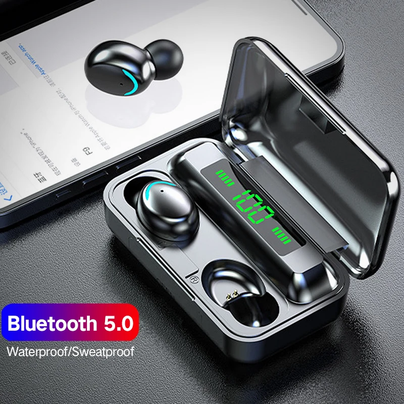 

2023 F9 TWS Wireless Headphones with Mic Fone Bluetooth Earphones Sport Earbuds Headset for Apple iPhone Xiaomi Huawei