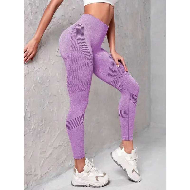 Women 3D Sport Yoga Leggings High Waist Breathable Tummy Control Butt Lifter for Daily Outdoor Fitness