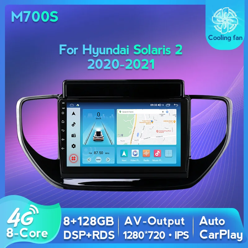 

Android 11 All In One Car Radio 8-Core 4G For Hyundai Solaris 2 2020-2021 Video Multimedia Player 8G 128G Carplay IPS 1280*720