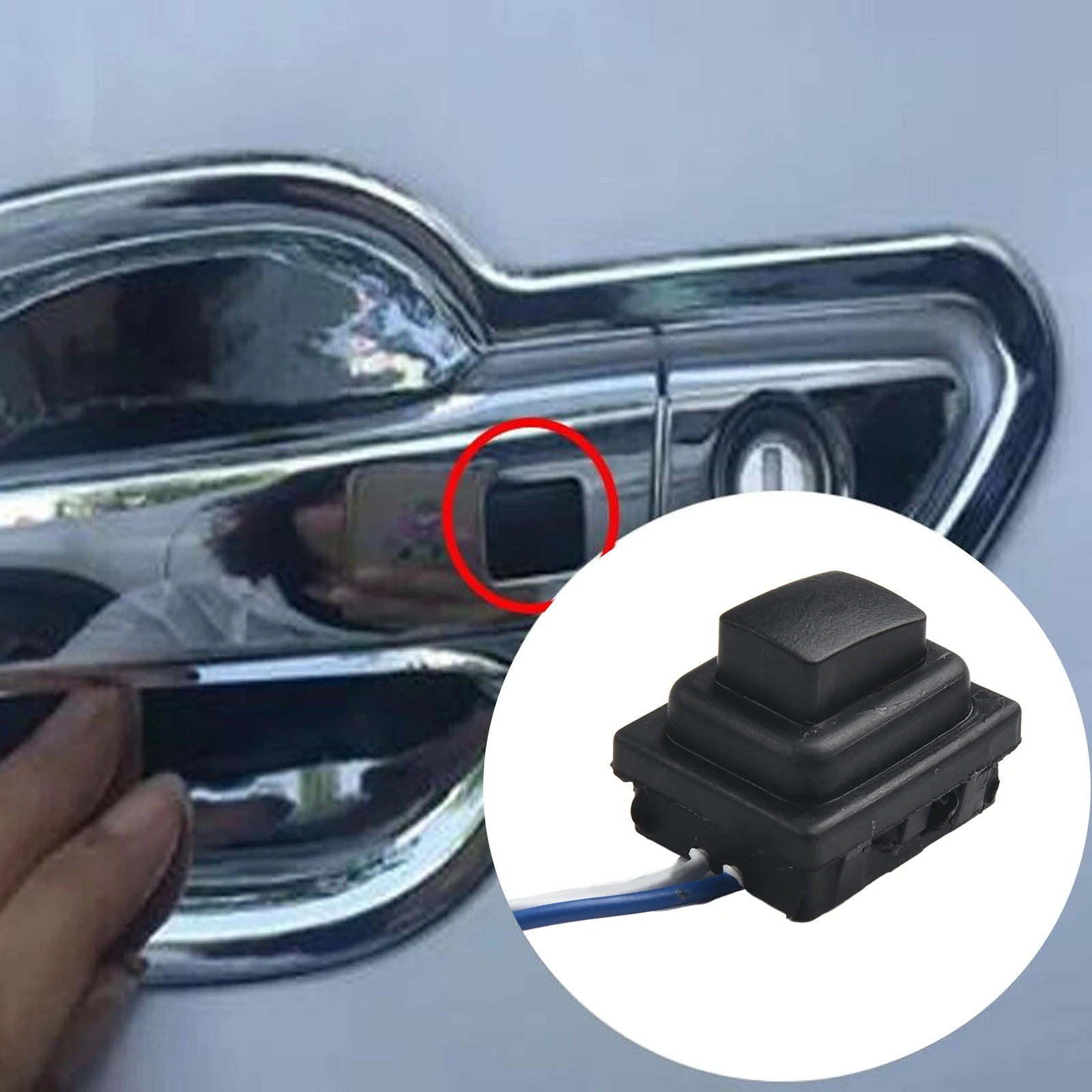 

New Practical Button Switch 2PCS 2x 82651D3710 82661D3710 Black For Hyundai Tucson 2016-2020 Kit Outside Rubber