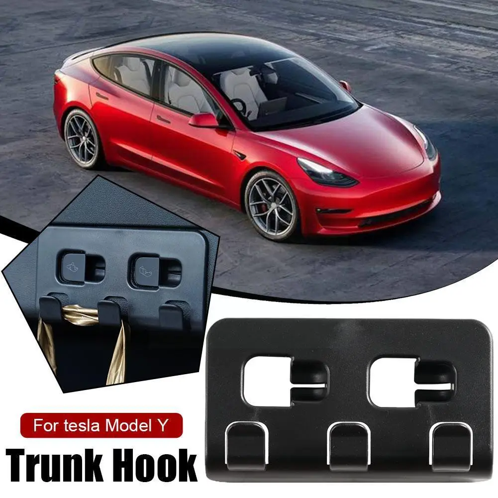 

Rear Trunk Hook for Tesla Model Y 2023 Accessories Luggage Bag Umbrella Hanger Holder for Tesla Y Car Accessories 2023 E9y3