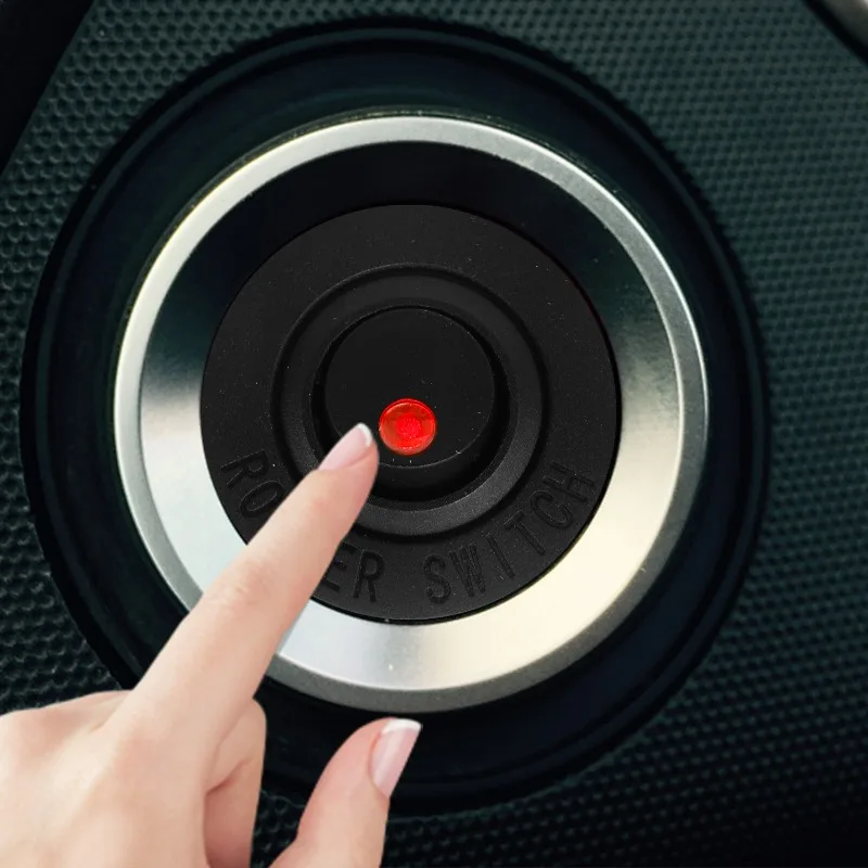 20mm Round Rocker Toggle Switch Shell Housing 12V LED ON OFF for Car Truck Golf Cart Dash Panel Blue Red Lighted