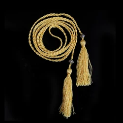 Braided Tassel Belt - Women's Fashion Accessory for DIY and Casual Clothing Decoration (Yellow)