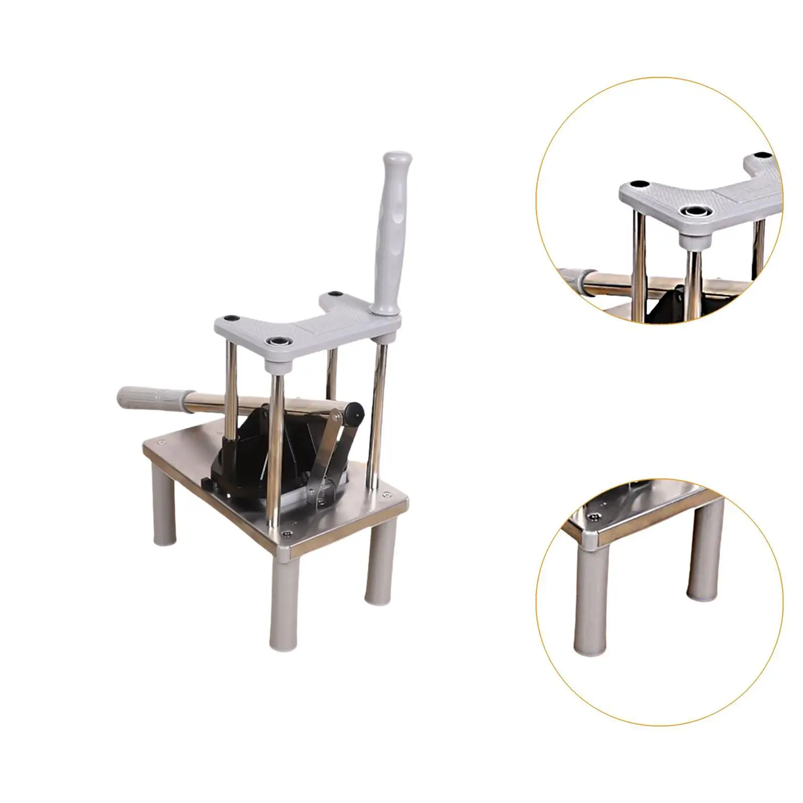 Stainless Steel Vegetable Fruit Cutter Manual Veggie Chopper, Multifunctional Vegetable Slicing Tool Onion Cutter for Lemon