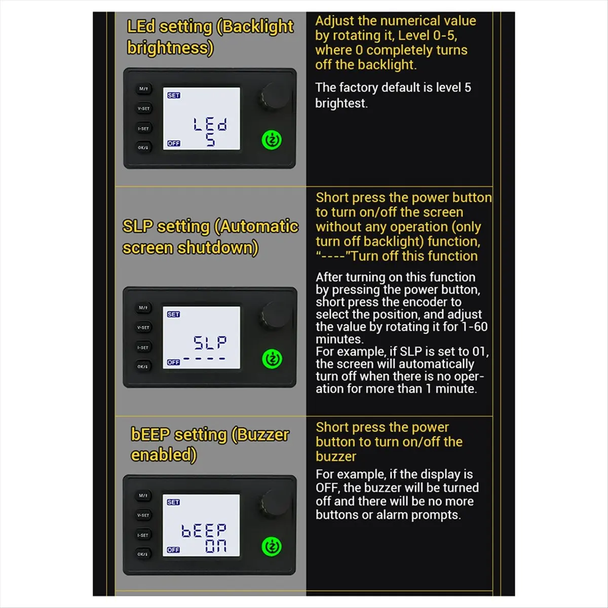 (A23G) SK40 업그레이드된 DC 벅-부스트 컨버터, CNC 조정 가능한 전압 안정화 전원 공급 장치, 정전압 충전 모듈