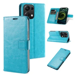 Magnetic Leather Book Flip Phone Case with Card Holder Cover for Realme C17 (Sky blue)