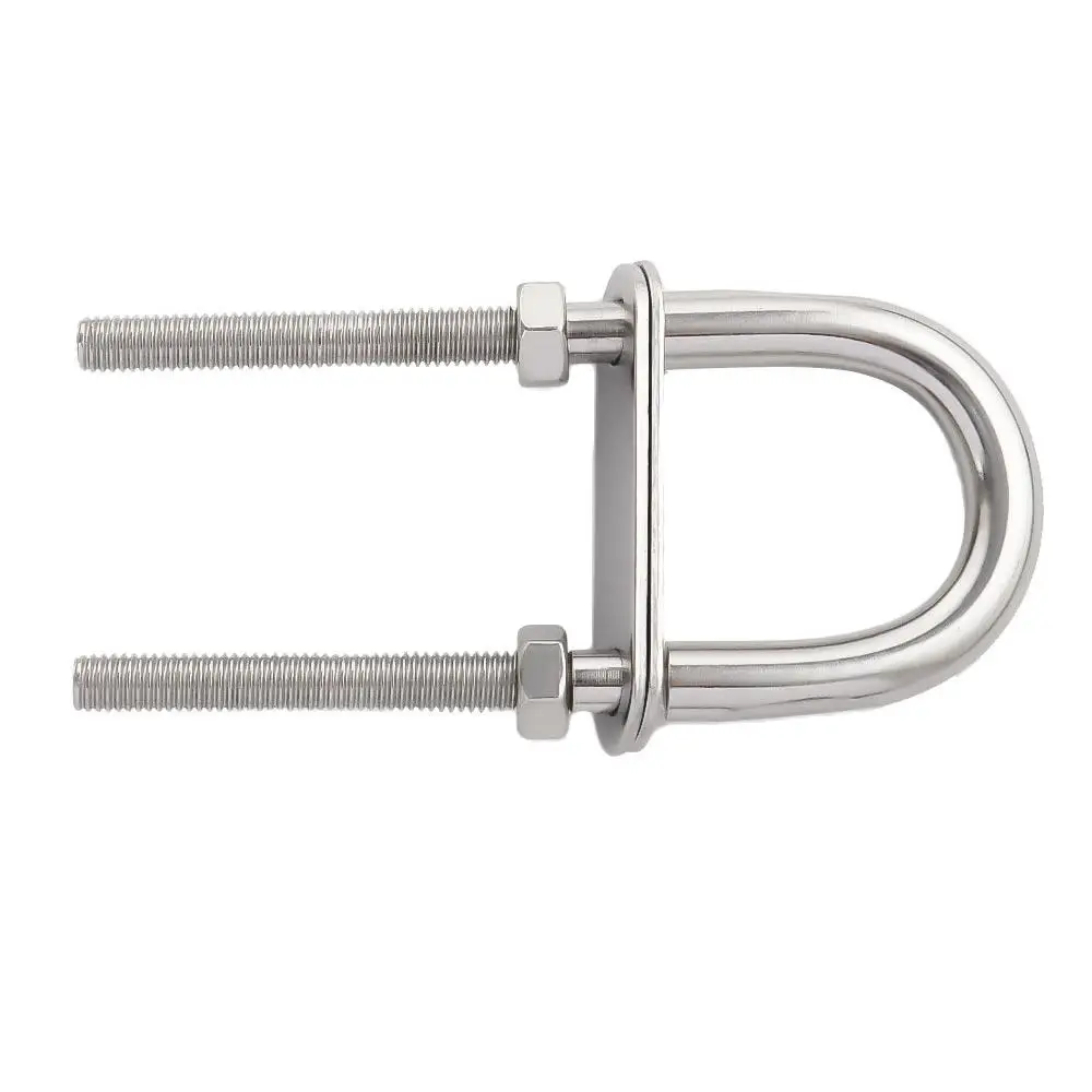 

accessories Metal U-bolt Boat Hardware U-bolt 304 Stainless Steel Rope Rigging Screw Pads Screw with Nut Bow Stern Eye