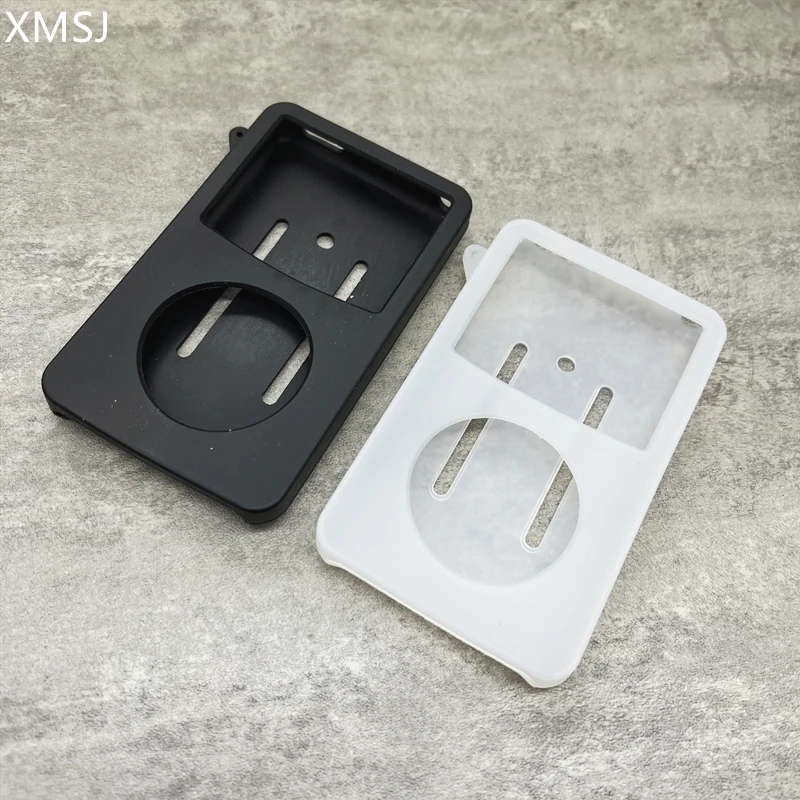 Custodia Morbida In Silicone Bianco Nero Sottile Per Ipod 5Th Video 30Gb 6Th Classic 80Gb 120Gb 7Th 160Gb Sottile A1136 A1238