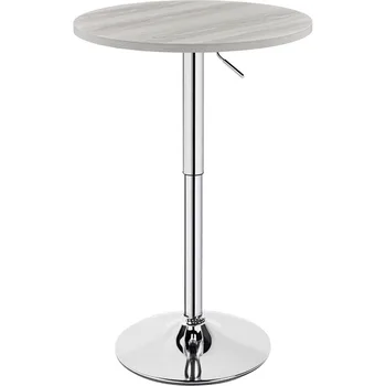 Adjustable Round Swivel Cocktail Bar Table 1
