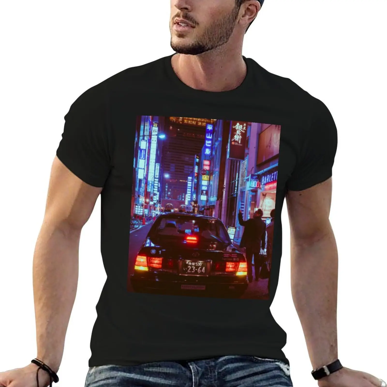 Tokyo Nights Anti-Fade Casual T-Shirt