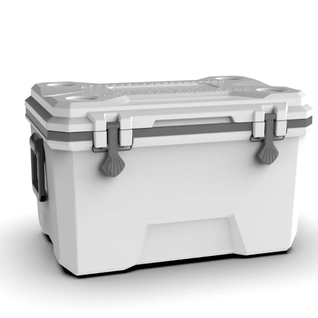 white color 165QT Bio food grade PU foam JUMBO Ice Chest Containers fishing camping Insulated Cooler Box hard cooler box